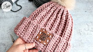 How to Crochet a Quick and Beautiful Beanie Hat  Beginner Friendly Crochet Beanie crochetbeanie 🥰 [upl. by Anwadal671]