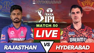 Live RR vs SRH IPL 2024 Match  Hyderabad vs Rajasthan Live Match Score  IPL Live Score Commentary [upl. by Entwistle]