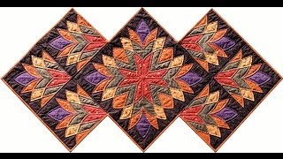 Cleopatras Fan quilt video by Shar Jorgenson [upl. by Kauslick]