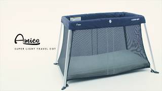 Amico Travel Portacot Bassinet by Star Kidz Australia [upl. by Melisenda]