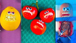 Food Surgery CSection Compilation Sad Emergency Fruit Surgeries  Discount Dentist TikTok Series [upl. by Nerol498]