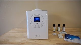 LEVOIT HYBRID ULTRASONIC HUMIDIFIER  DEMO AND REVIEW [upl. by Kotz]