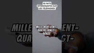 10 faits intéressants sur les téléphones portables smartphone shorts viralvideo [upl. by Worth]