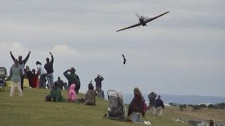 Awesome Hawker Hurricane Low Flypast quot Goosebumps quot [upl. by Ativel]