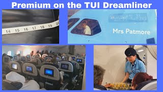 Premium Seats on TUI Dreamliner with Measurements [upl. by Acinok]