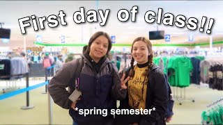 First Day of Classes Spring Sem 2022 I I UNT Freshman [upl. by Vezza]