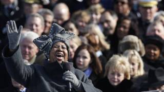 Aretha Franklin Performs at the Inauguration of President Obama [upl. by Airdnalahs]