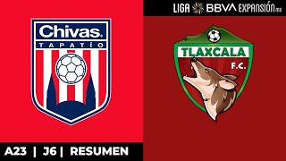 ¡1er Triunfo del A23  Resumen  Tapatío vs Tlaxcala  Jornada6  A23  Liga BBVA Expansión MX [upl. by Michael]