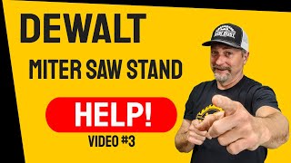 My Dewalt Miter Saw Stand Issues Watch This [upl. by Dorca]