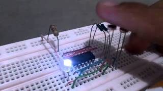 control led using ic 4081 [upl. by Nylleoj]