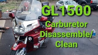 GL1500 Carburetor Cleanrebuild [upl. by Leia]