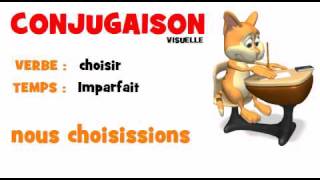 CONJUGAISON  choisir  Imparfait [upl. by Einnij]