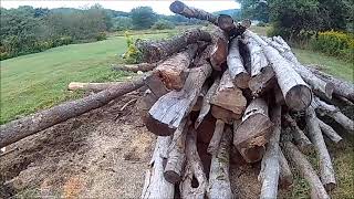 KUBOTA AXLE REPAIR TYM TRACTOR HARNESS BUSTIN WOOD BORING HOLES [upl. by Verena666]