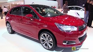 2015 Citroen C4  Exterior and Interior Walkaround  2014 Paris Auto show [upl. by Berner]