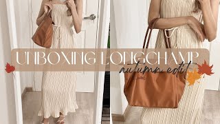 UNBOXING LONGCHAMP  AUTUMN EDIT [upl. by Boniface215]