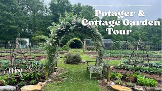 Potager amp Cottage Garden Tour May [upl. by Regan3]