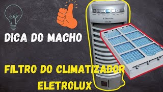 Subistituindo o filtro do climatizador eletrolux [upl. by Adnaram782]