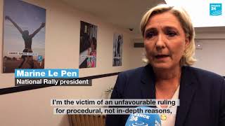 Le Pen vows to appeal ruling ordering her to repay €300000 to EU parliament [upl. by Sobmalarah338]