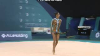 Margarita Mamun RUS 2014 RG European Championships AA Clubs [upl. by Naujd]