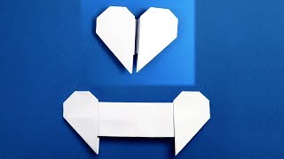 Origami Heart with Message  Origami Easy [upl. by Chaunce]