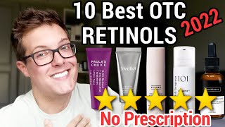 The BEST RETINOL CREAMS OTC  Prescription Free AntiAgeing [upl. by Refiffej]