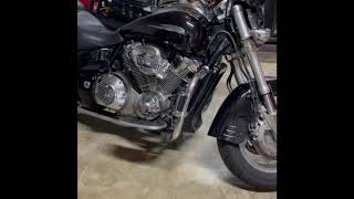 vtx 1800 freedom performance 2 into 1 combat exhaust installation video [upl. by Anamor]