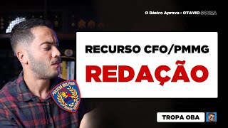 RECURSO REDAÇAO CFO PMMG  PROVA DISSERTATIVA [upl. by Marcy]