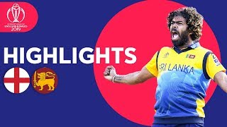 Malinga Stars In Big Upset  England v Sri Lanka  Match Highlights  ICC Cricket World Cup 2019 [upl. by Lupita]