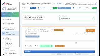 Aplikasi SIMR Sistem Informasi Manajemen Risiko BPR dengan Teknologi AI Artificial Intelligence [upl. by Roy]