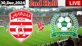 Club Africain vs Soliman 2nd Half Live Match Today [upl. by Miranda]