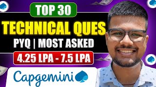 Capgemini Technical Assessment Questions  Capgemini Technical Assessment ONE SHOT [upl. by Thorstein447]