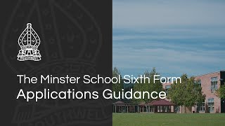 Minster School  Sixth Form Applications Guidance [upl. by Aneehsyt]