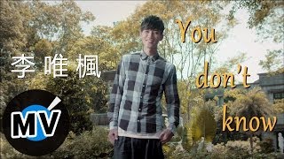 李唯楓 Coke Lee  You Dont Know 官方版MV  三立華劇 剩女保鏢 片尾曲 [upl. by Syst195]