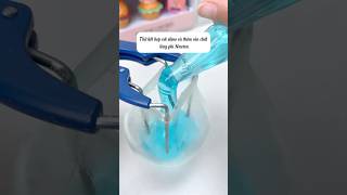 Tự làm quả bóng nặn chứa chất lỏng phi Newton 😱 miumiudoibung slime handmade short [upl. by Mchugh]