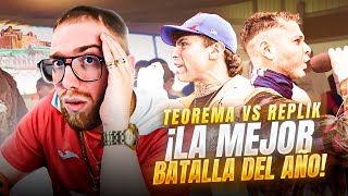 ¿LA MEJOR BATALLA DE FREESTYLE EN EL 2024  TEOREMA VS REPLIK EXHBICIÓN RED BULL BATALLA [upl. by Milford]