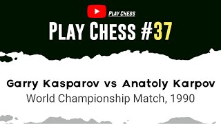 Garry Kasparov vs Anatoly Karpov  World Championship Match  1990 [upl. by Teage]