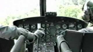 Bell UH1H Nap of the Earth flight training [upl. by Oigres]