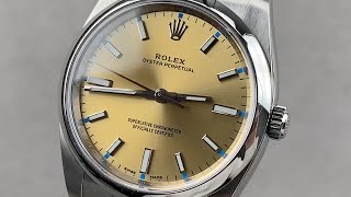 Rolex Oyster Perpetual 34mm 114200 Rolex Watch Review [upl. by Omarr]