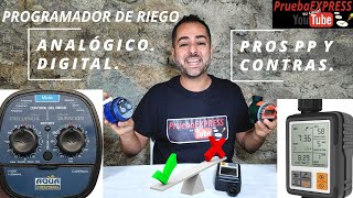 Programador de riego analógico o digital cual elegir💦💦💦 [upl. by Lais]