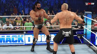 Full Match Drew McIntyre vs Brock Lesnar at SmackDown [upl. by Ailuj414]