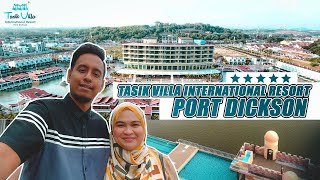 Tasik Villa International Resort Private Pool Malaysia Review 5 STAR HOTELFamily Villa [upl. by Idnis]