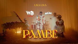 Lava Lava  Pambe Tu Official Lyric Video [upl. by Laenahtan]