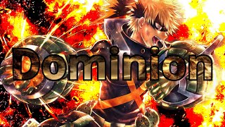 My hero academia  bakugo AMV dominion skillet [upl. by Silletram]