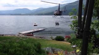 Robinson Helicopter R66 landing [upl. by Tracey]