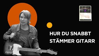 STÄMAPPARAT  DEN SNABBASTE SÄTTET ATT STÄMMA GITARR [upl. by Annoirb]