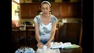 Cloth Diapering 101  Flats [upl. by Annail415]