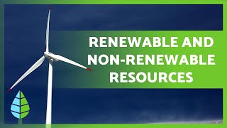 RENEWABLE AND NONRENEWABLE RESOURCES ☀️🌲 Differences and Examples [upl. by Nnovahs751]