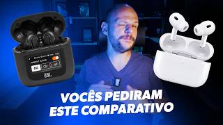 AirPods Pro vs JBL Tour Pro 2 Qual o melhor fone de ouvido [upl. by Toland]