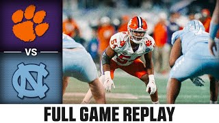 Clemson vs North Carolina Full Game  2022 ACC Football [upl. by Nynahs]