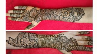 2 Type mehndi designs  karwachauth special mehndi design  bridal mehndi design  Arabic mehndi [upl. by Yard]